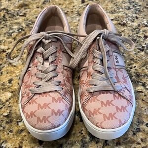 Michael Kors Blush Monogram Sneakers